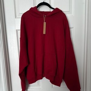 SKIMs Red Women's Hoodie Pullover 2x